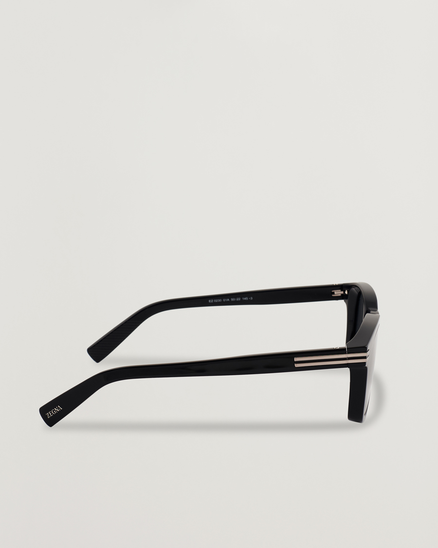 Uomini | Occhiali da sole | Zegna | EZ0230 Sunglasses Black/Smoke