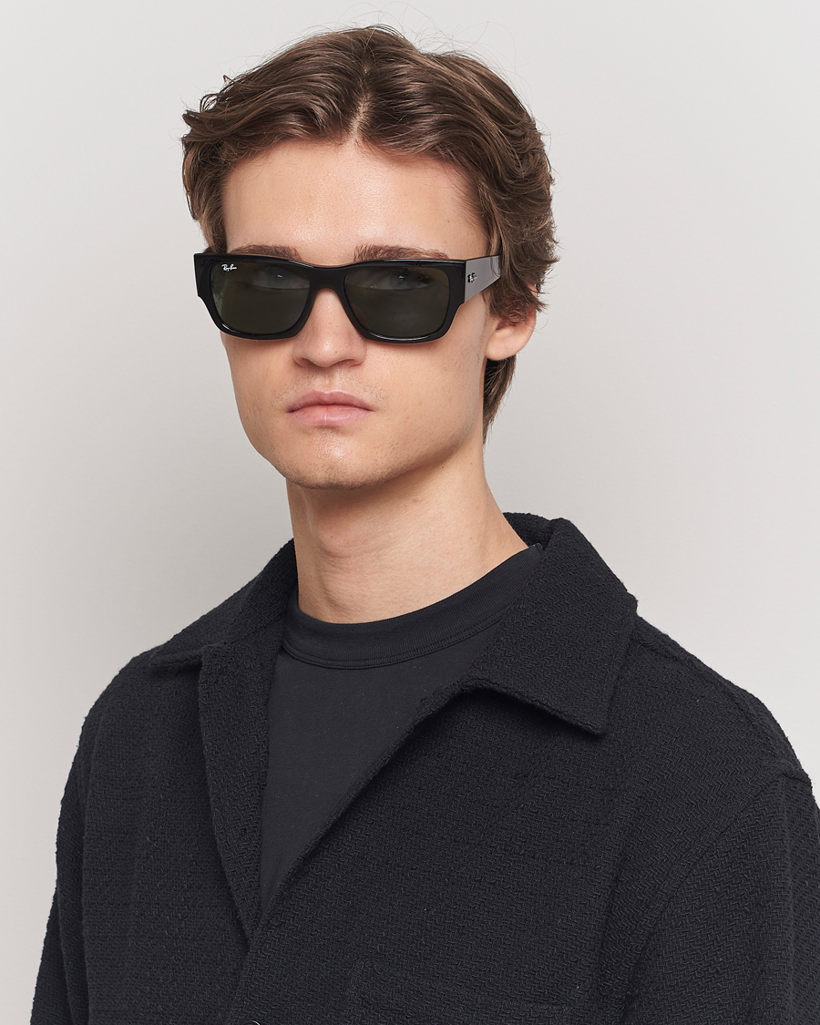 Uomini | Occhiali da sole | Ray-Ban | Carlos Sunglasses Black/Crystal Green