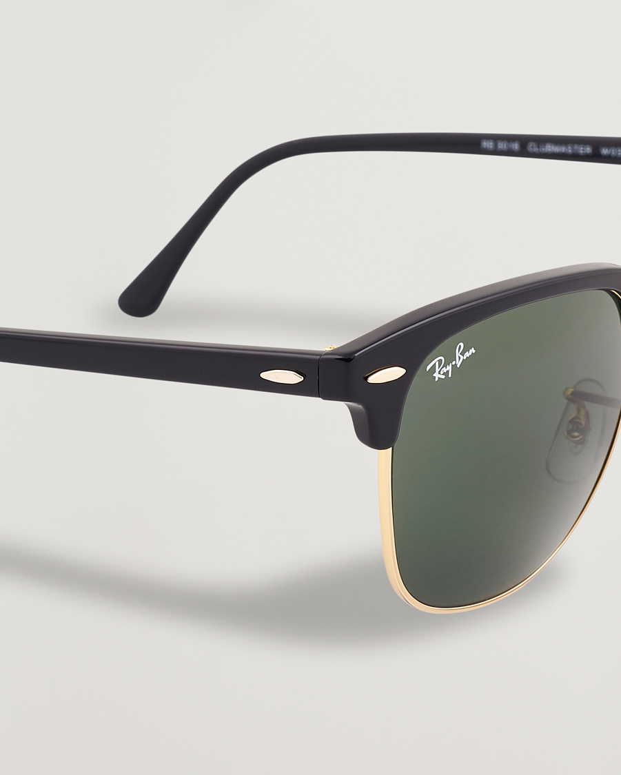 Uomini | Occhiali da sole | Ray-Ban | Clubmaster Sunglasses Ebony/Crystal Green