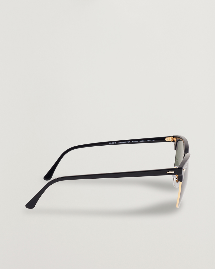 Uomini | Occhiali da sole | Ray-Ban | Clubmaster Sunglasses Ebony/Crystal Green