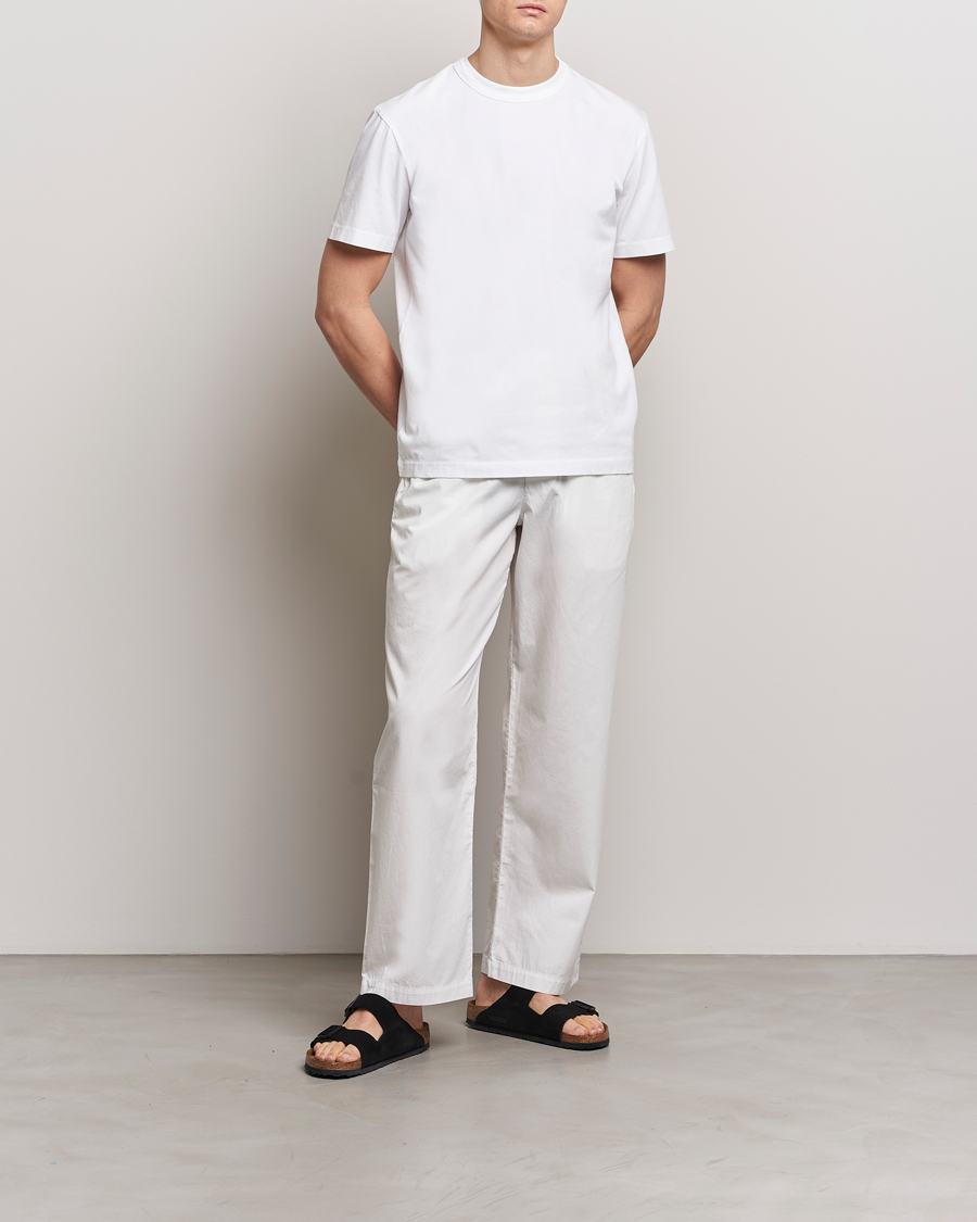 Uomini | T-shirt | Tekla | Organic Cotton Sleeping T-Shirt White