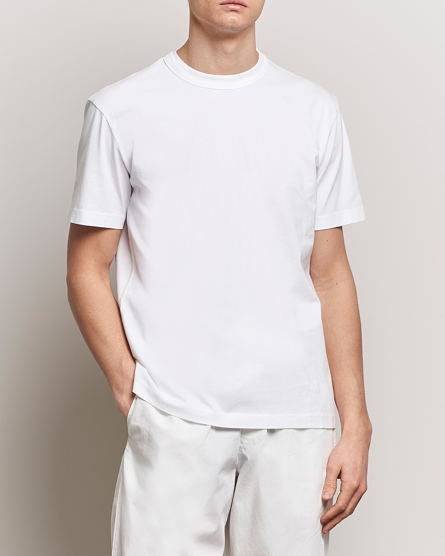 Uomini | T-shirt | Tekla | Organic Cotton Sleeping T-Shirt White