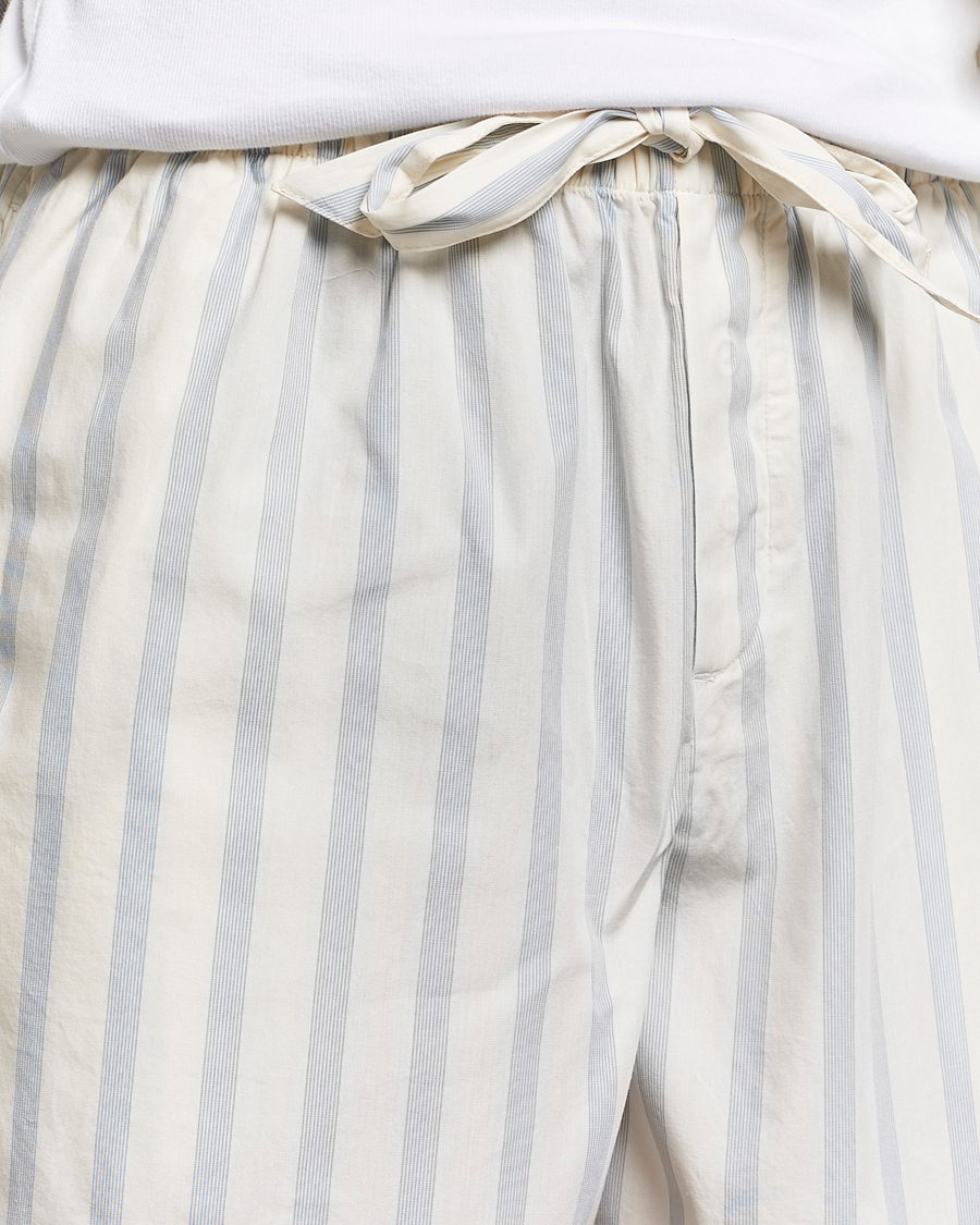 Uomini | Accappatoi & Pigiami | Tekla | Poplin Pyjama Shorts Needle Stripes
