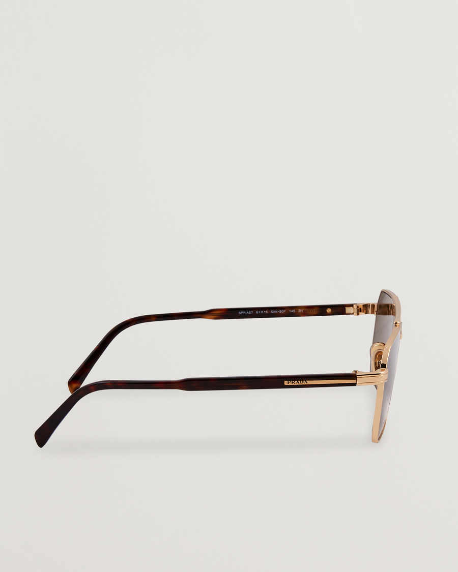 Uomini | Occhiali da sole | Prada Eyewear | Prada 0PR A57S Metal Sunglasses Gold