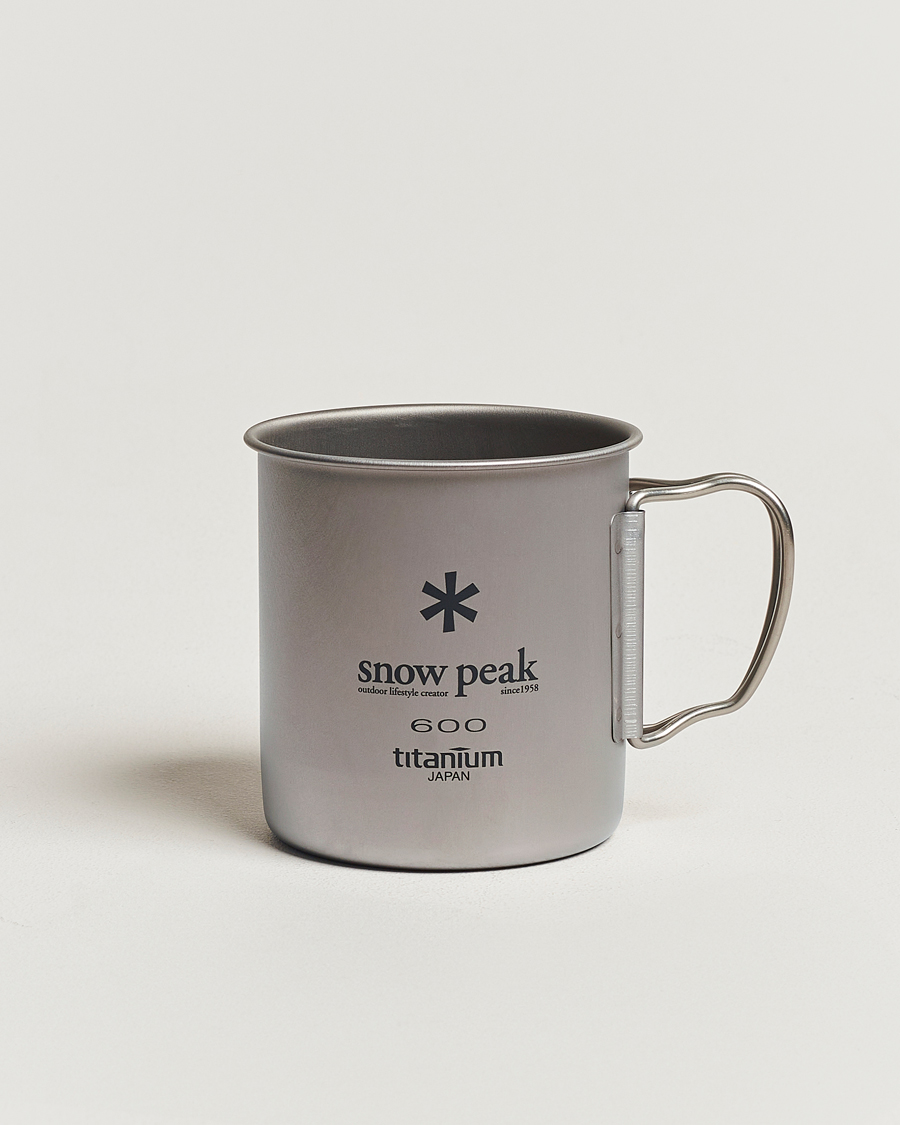 Uomini | Outdoor living | Snow Peak | Single Wall Mug 600 Titanium