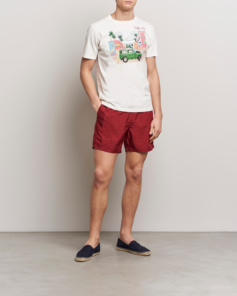 Uomini | Costumi da bagno | MC2 Saint Barth | Pantone Swim Shorts 45 Bordeaux