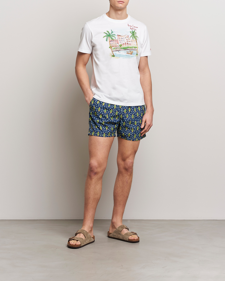 Uomini | Costumi da bagno | MC2 Saint Barth | Printed Swim Shorts Hour Money