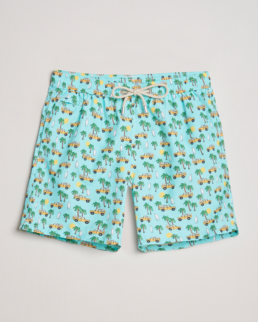Uomini | Costumi da bagno | MC2 Saint Barth | Printed Swim Shorts Road Car