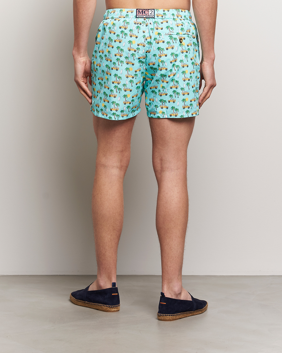 Uomini | Costumi da bagno | MC2 Saint Barth | Printed Swim Shorts Road Car