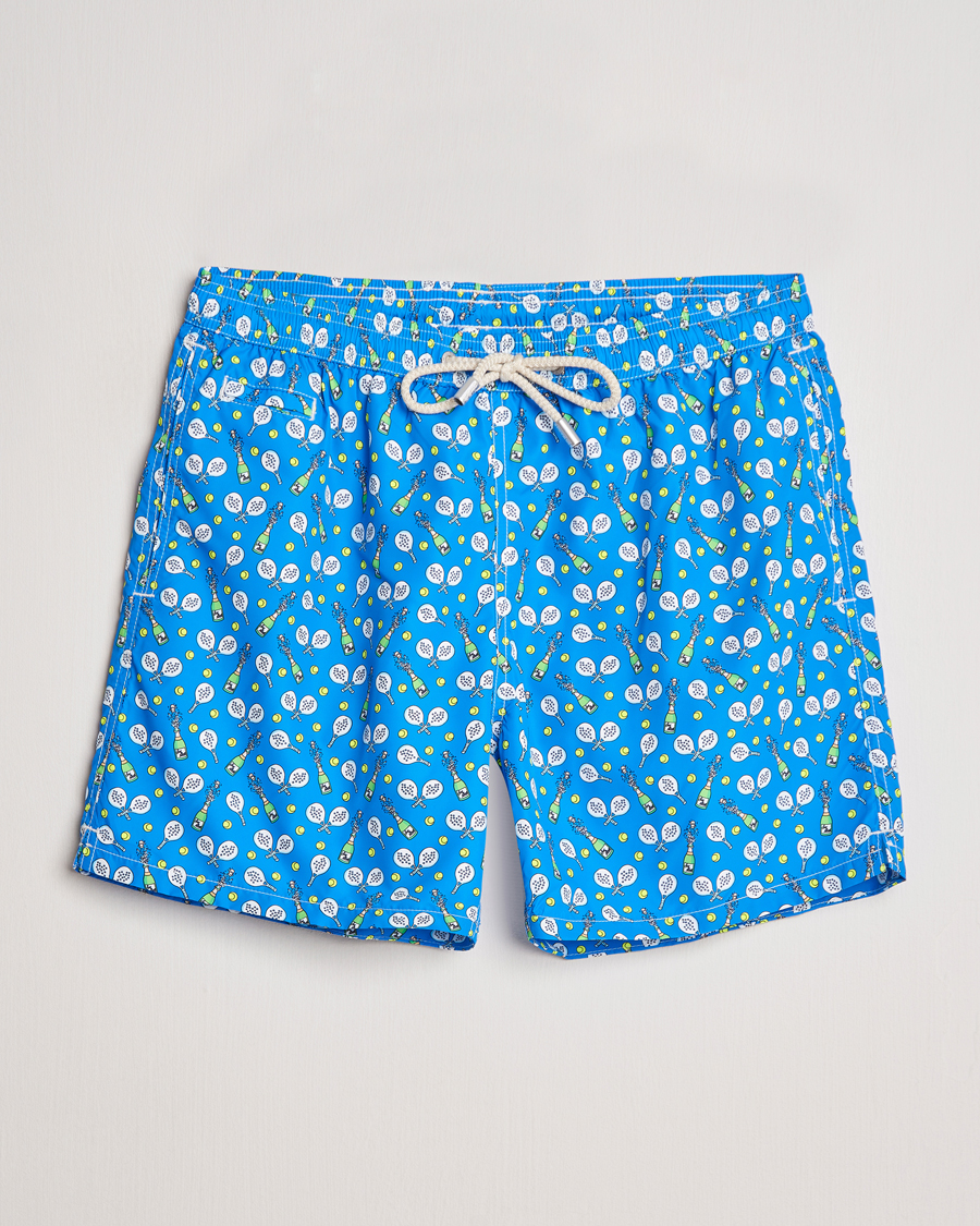 Uomini | Costumi da bagno | MC2 Saint Barth | Printed Swim Shorts Padel Winner