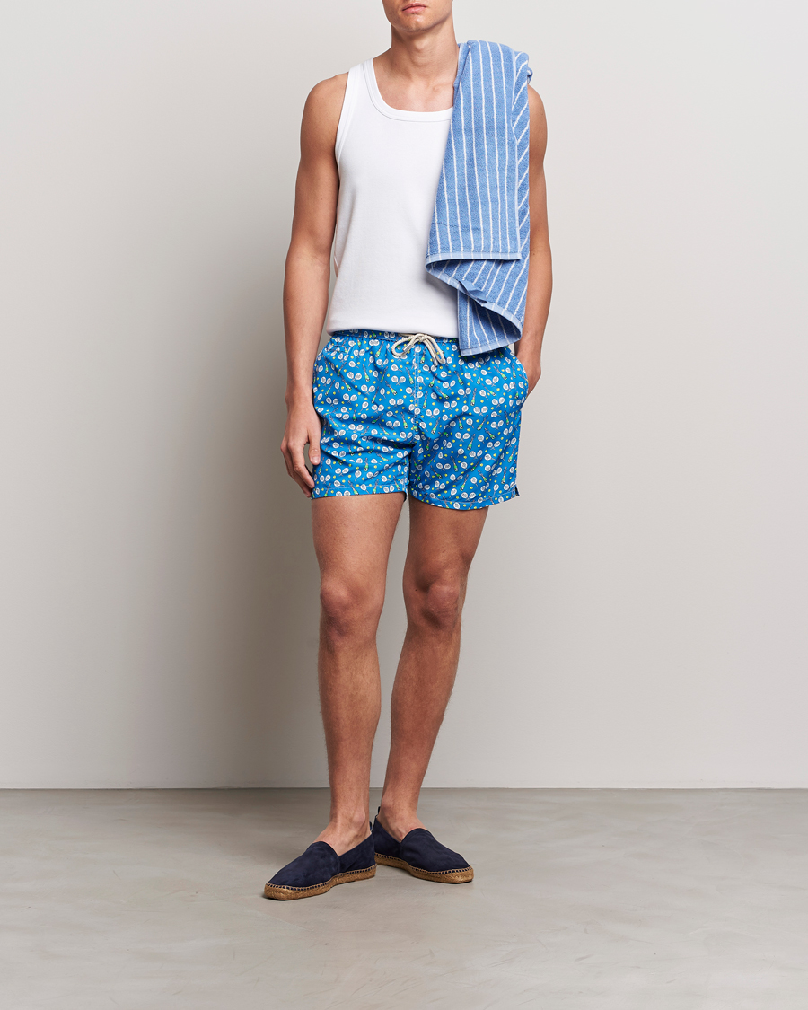 Uomini | Costumi da bagno | MC2 Saint Barth | Printed Swim Shorts Padel Winner