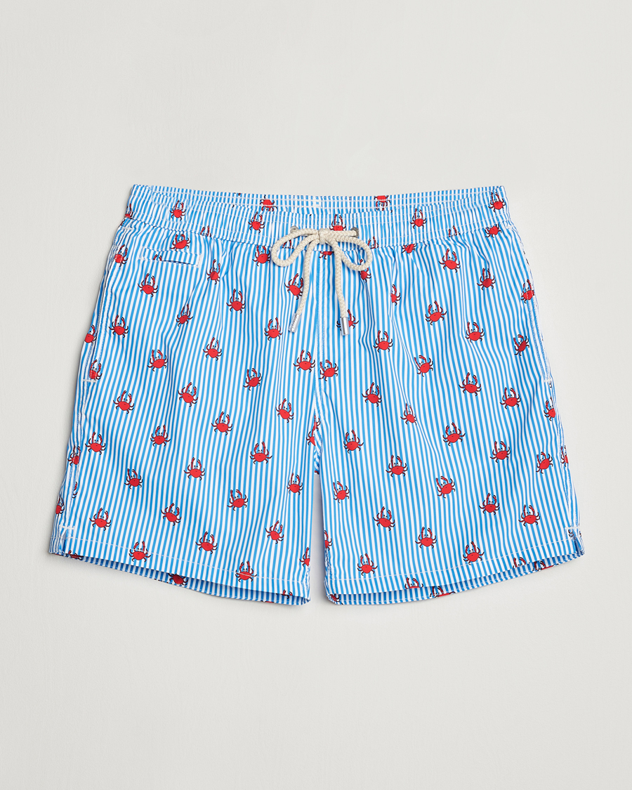 Uomini | Costumi da bagno | MC2 Saint Barth | Printed Swim Shorts Crabs Stripes