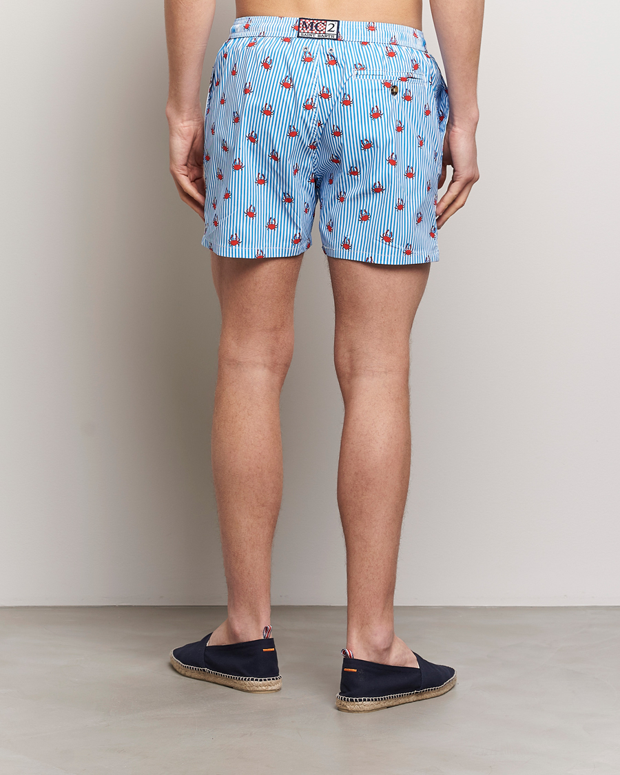 Uomini | Costumi da bagno | MC2 Saint Barth | Printed Swim Shorts Crabs Stripes
