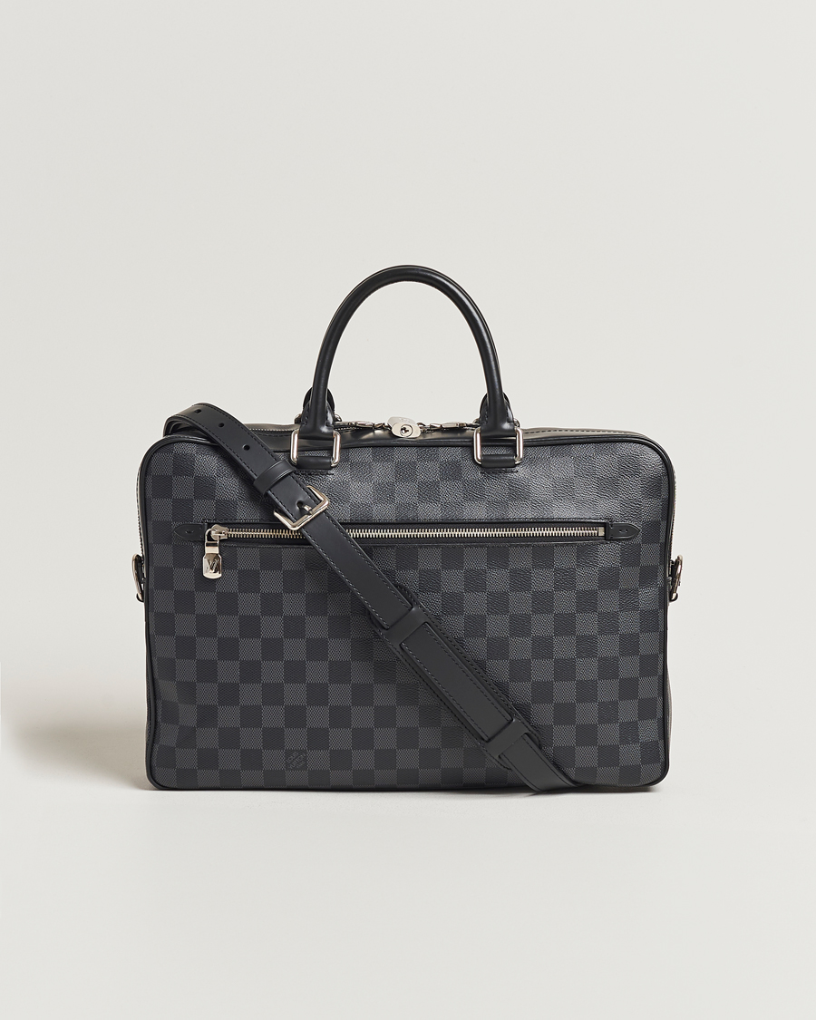 Uomini | Louis Vuitton Pre-Owned Porte Document Business Damier Graphite | Louis Vuitton Pre-Owned | Porte Document Business Damier Graphite