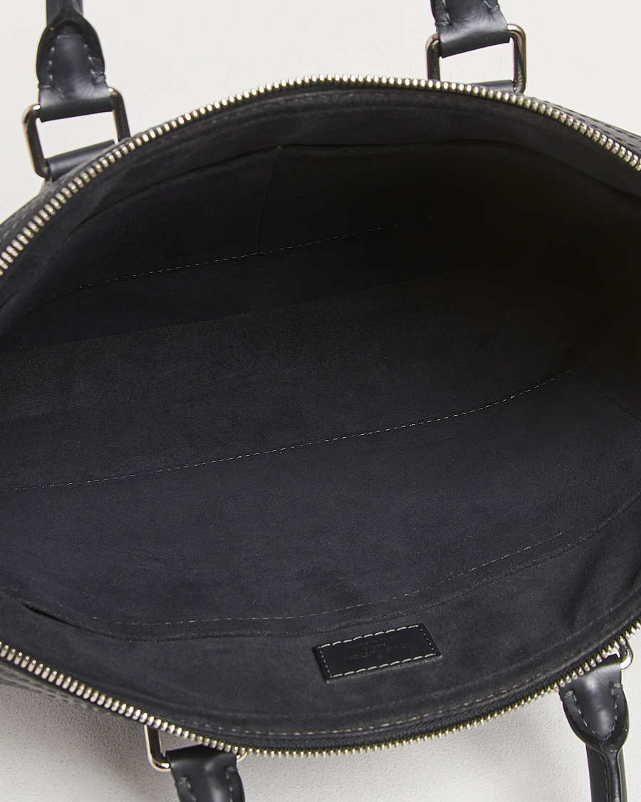 Uomini | Louis Vuitton Pre-Owned Dandy Slim Briefcase Damier Navy | Louis Vuitton Pre-Owned | Dandy Slim Briefcase Damier Navy