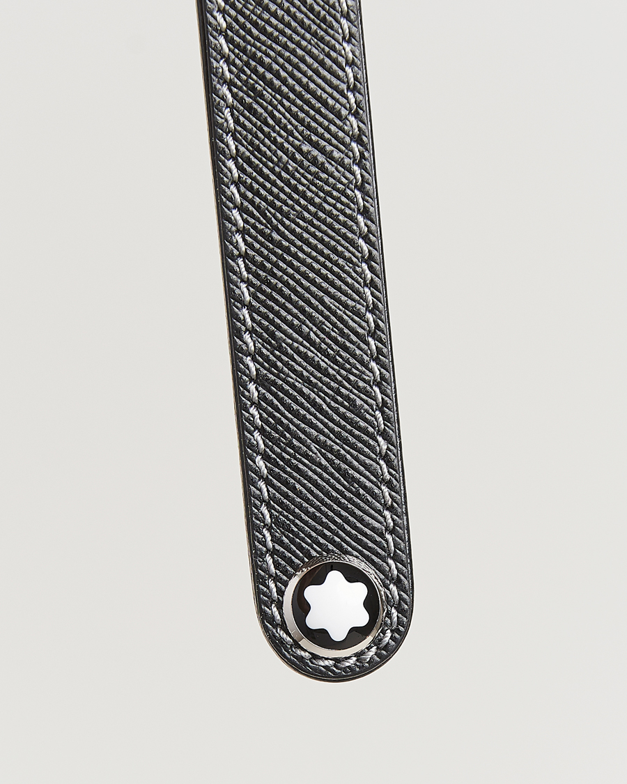 Uomini | Casa | Montblanc | Letter Opener in Steel and Leather Black