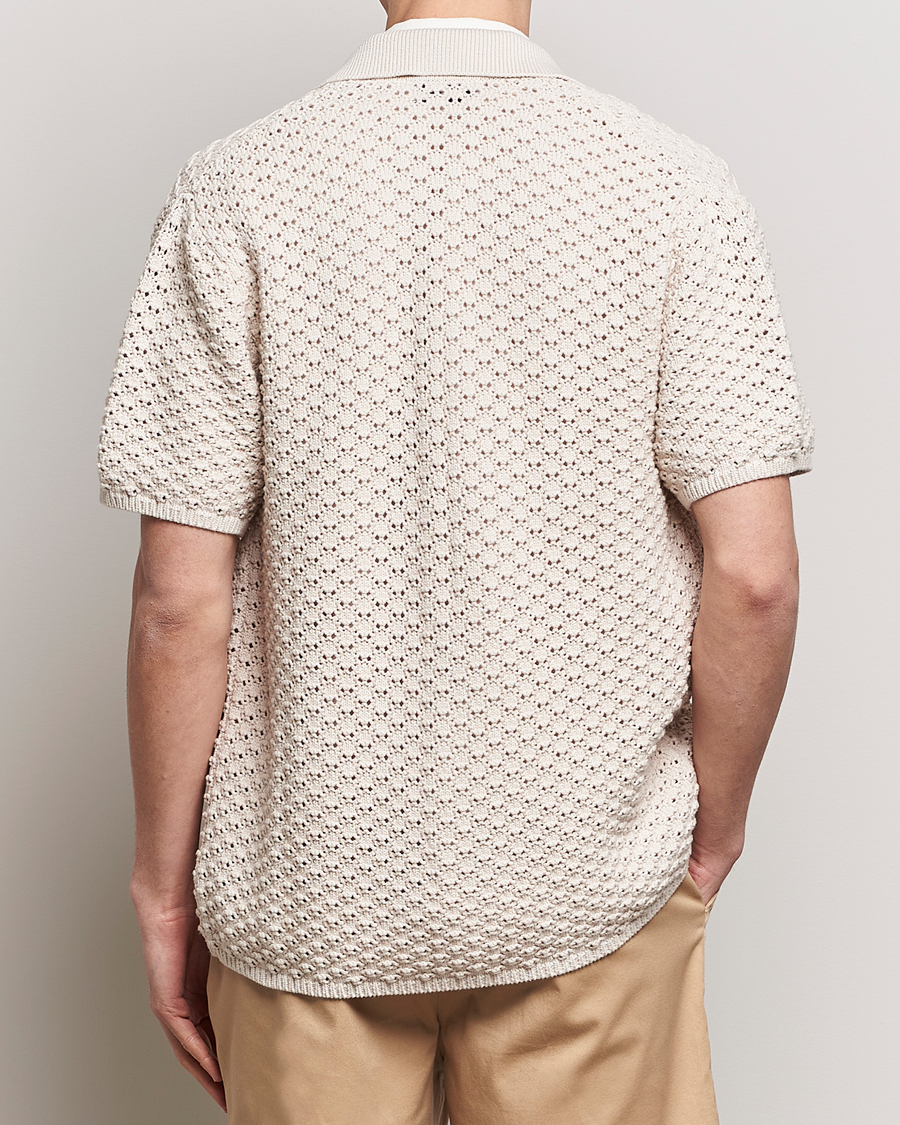 Uomini | Camicie | LES DEUX | Gideon Knitted Shirt Ivory