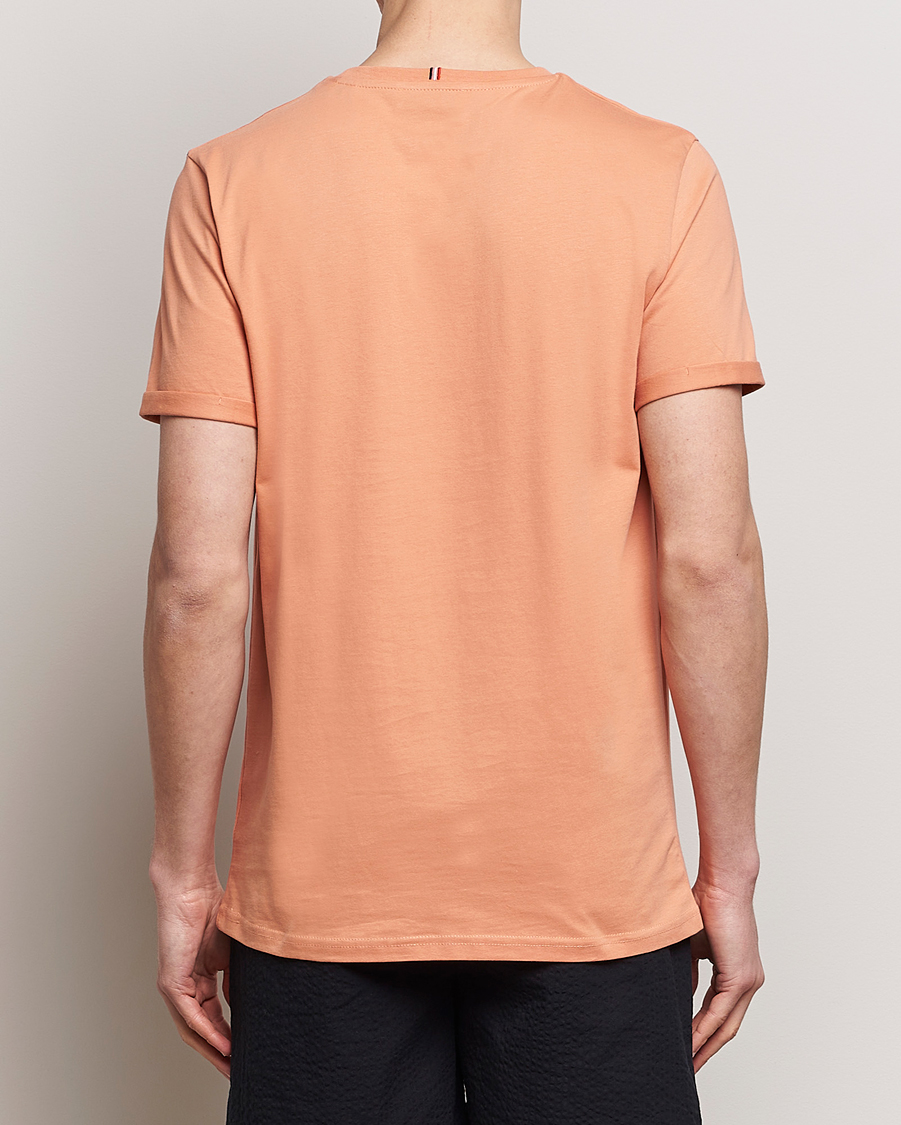 Uomini | T-shirt | LES DEUX | Nørregaard Cotton T-Shirt Baked Papaya Orange