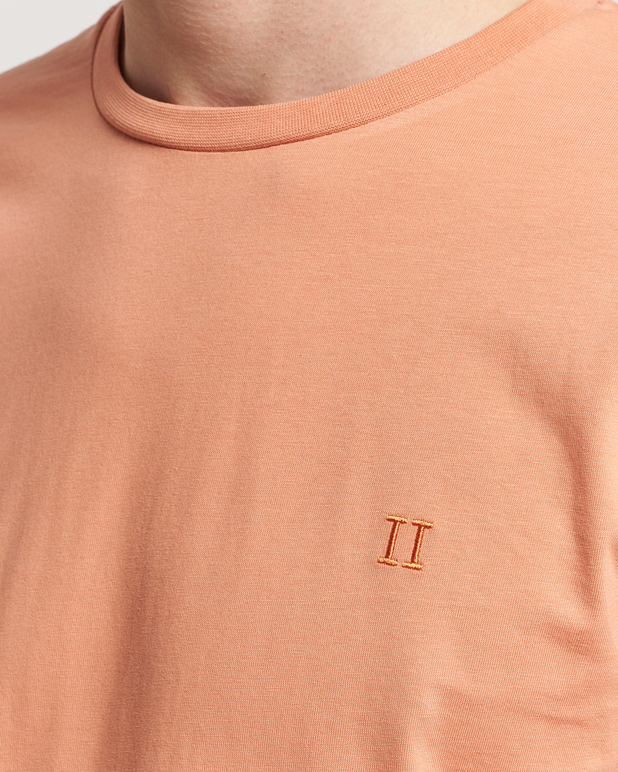 Uomini | T-shirt | LES DEUX | Nørregaard Cotton T-Shirt Baked Papaya Orange