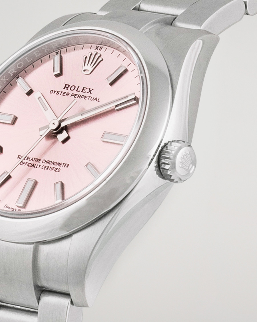 Uomini | Rolex Pre-Owned Oyster Perpetual 124200 Silver | Rolex Pre-Owned | Oyster Perpetual 124200 Silver