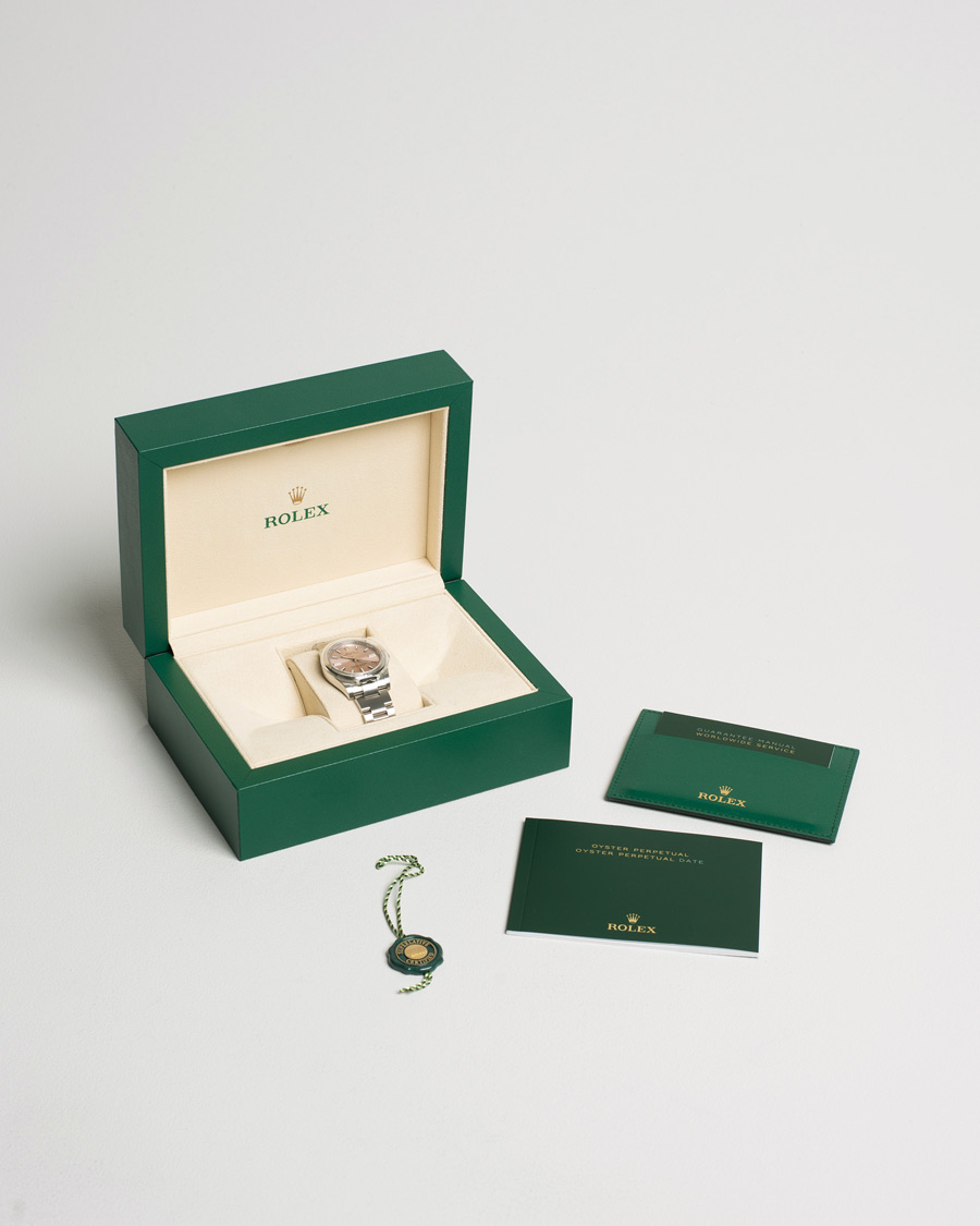 Uomini | Rolex Pre-Owned Oyster Perpetual 124200 Silver | Rolex Pre-Owned | Oyster Perpetual 124200 Silver