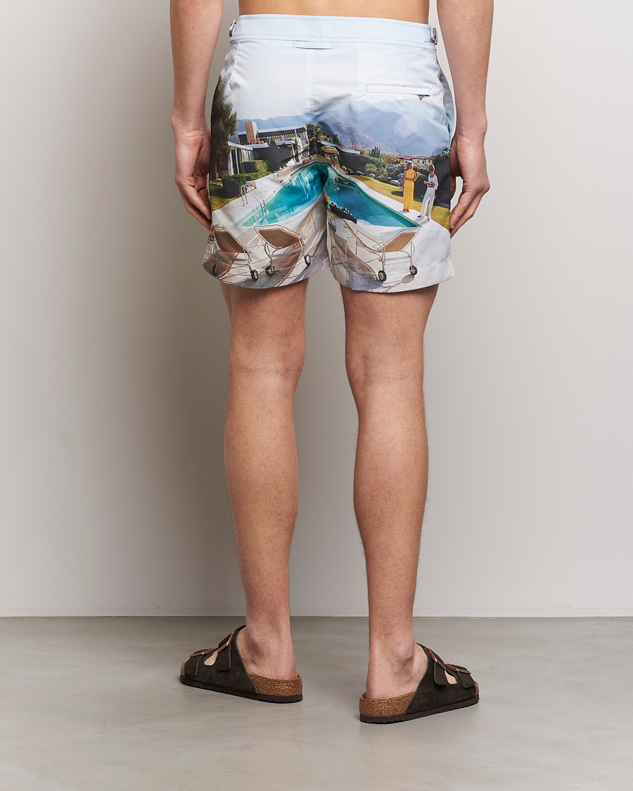 Uomini | Costumi da bagno | Orlebar Brown | Bulldog Slim Aarons Photo Swim Shorts Kaufmann Cocktail