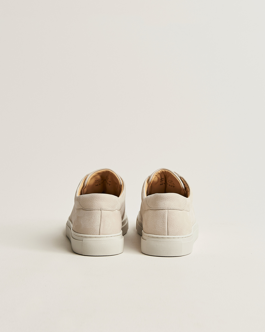 Uomini | Sneakers | Myrqvist | Alnö Sneakers Beige Nubuck