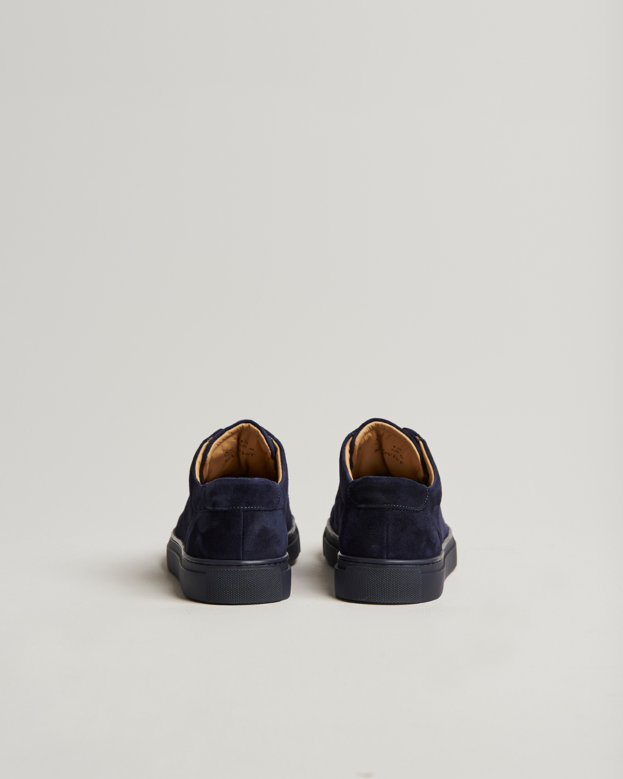 Uomini | Sneakers | Myrqvist | Alnö Sneakers Navy Suede
