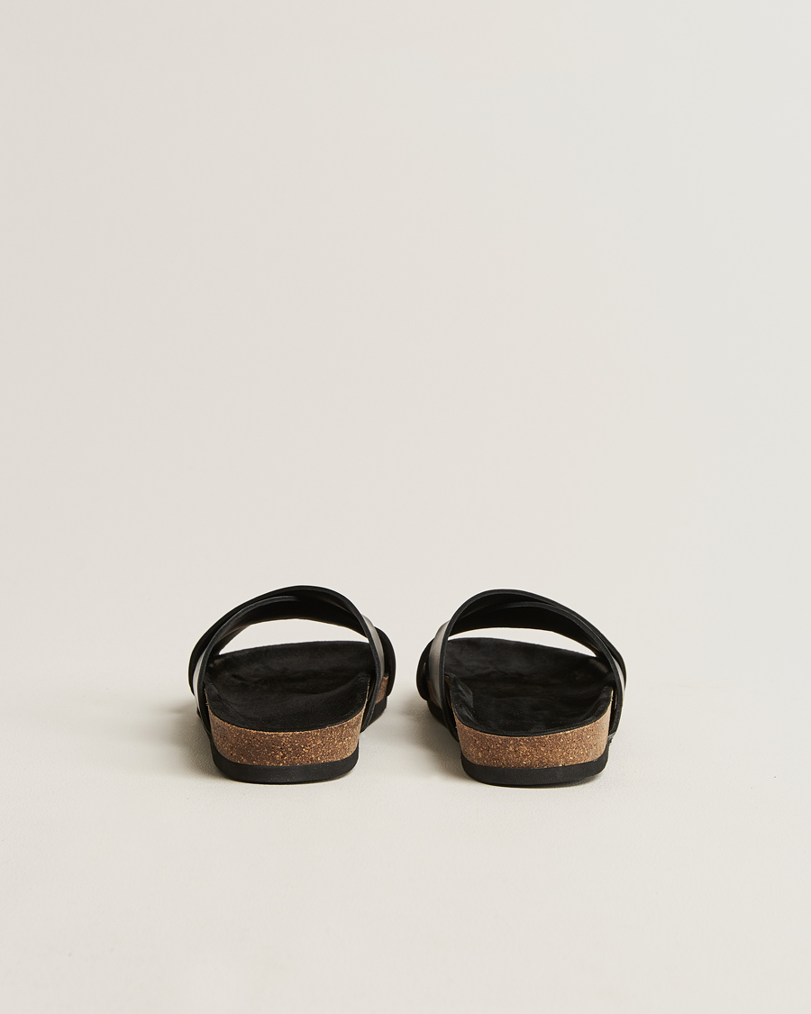 Uomini | Myrqvist Solvik Sandals Black Calf | Myrqvist | Solvik Sandals Black Calf