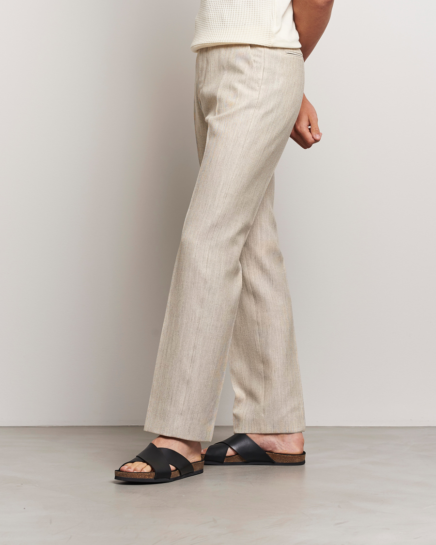 Uomini | Myrqvist Solvik Sandals Black Calf | Myrqvist | Solvik Sandals Black Calf
