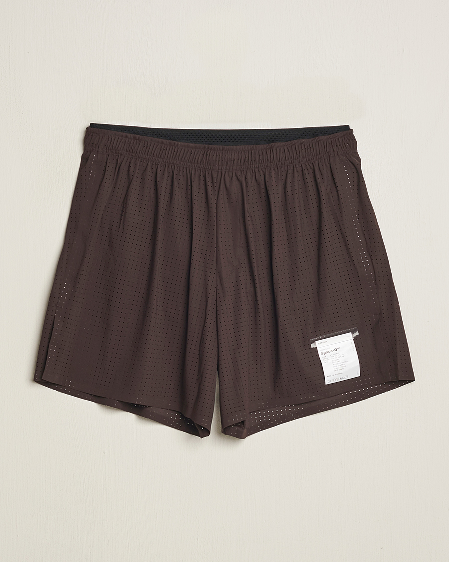 Uomini | Pantaloncini | Satisfy | Space-O 5 Inch Shorts Dark Mahogany