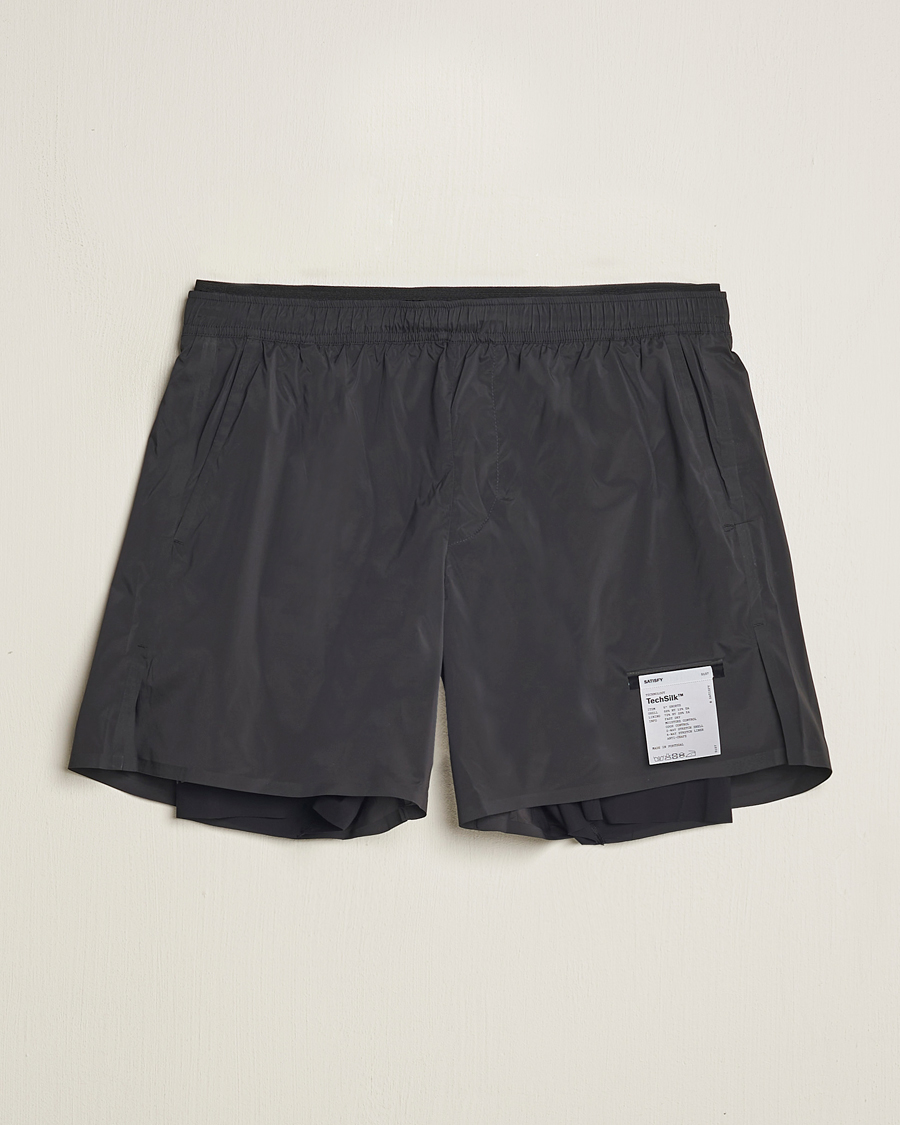 Uomini | Pantaloncini | Satisfy | TechSilk 5 Inch Shorts Black