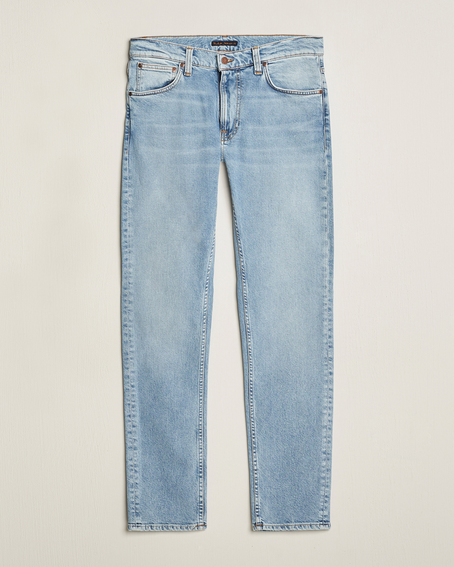 Uomini | Jeans | Nudie Jeans | Lean Dean Jeans Warm Days Blue
