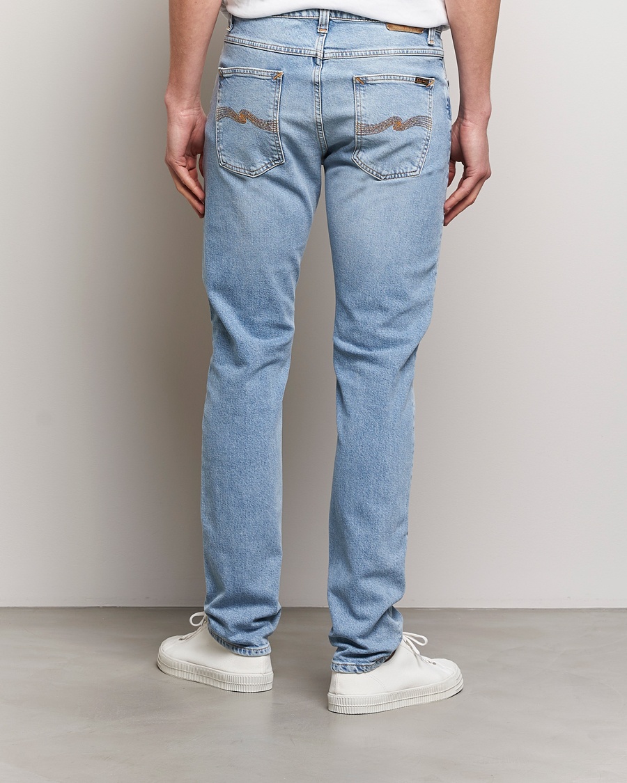 Uomini | Jeans | Nudie Jeans | Lean Dean Jeans Warm Days Blue