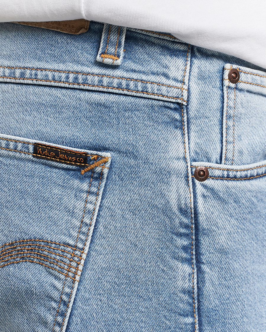 Uomini | Jeans | Nudie Jeans | Lean Dean Jeans Warm Days Blue