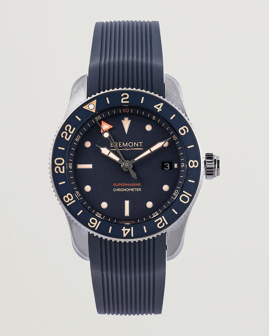 Uomini | Bremont Limited Edition Supermarine Ocean GMT 40mm Grey Rubber | Bremont | Limited Edition Supermarine Ocean GMT 40mm Grey Rubber