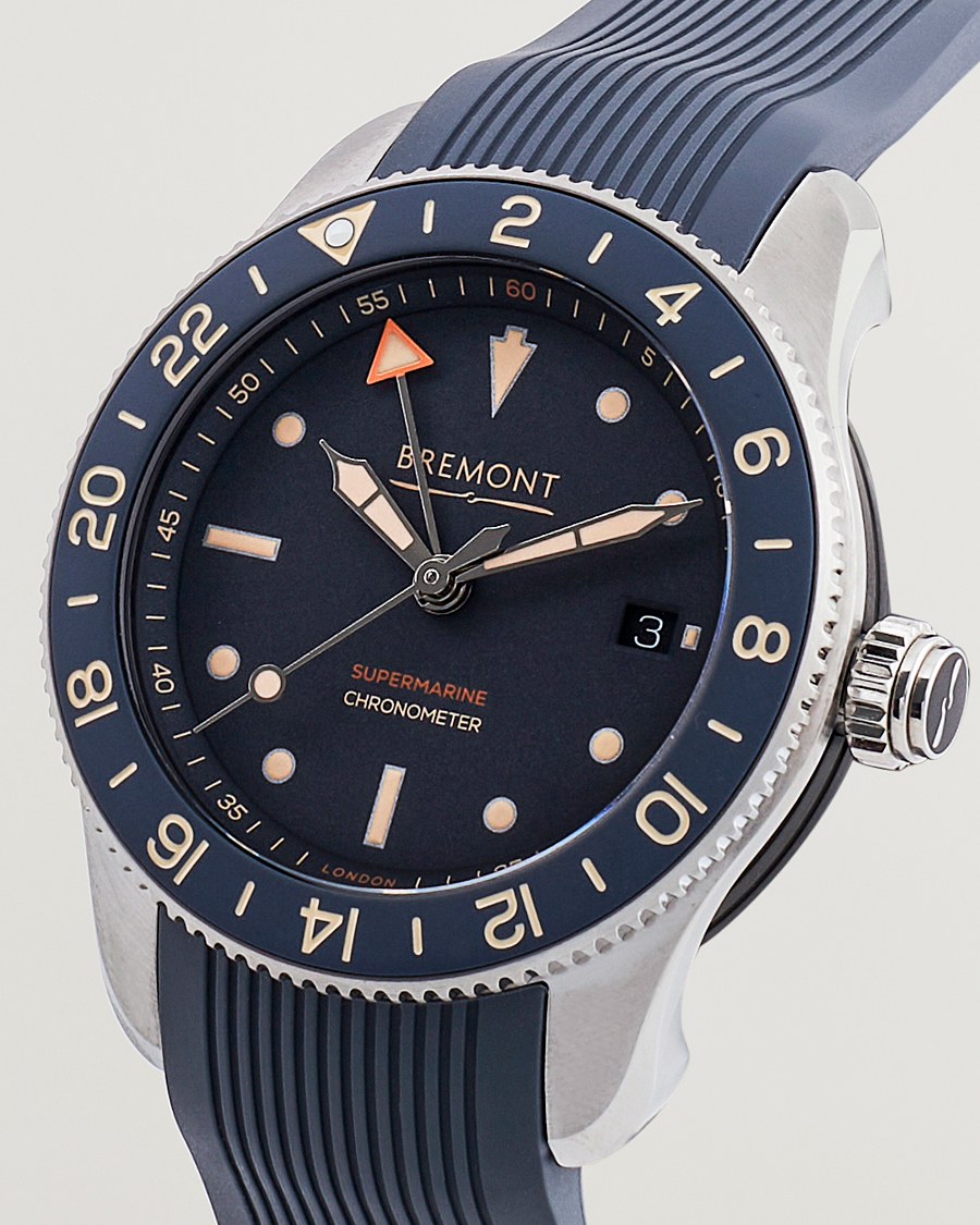 Uomini | Bremont Limited Edition Supermarine Ocean GMT 40mm Grey Rubber | Bremont | Limited Edition Supermarine Ocean GMT 40mm Grey Rubber