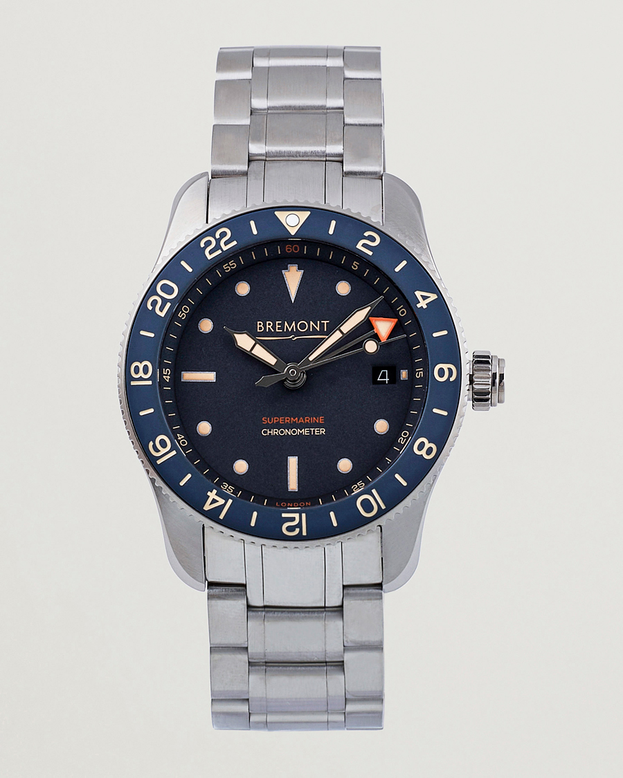 Uomini | Bremont Supermarine Ocean GMT Diver 40mm Steel | Bremont | Supermarine Ocean GMT Diver 40mm Steel