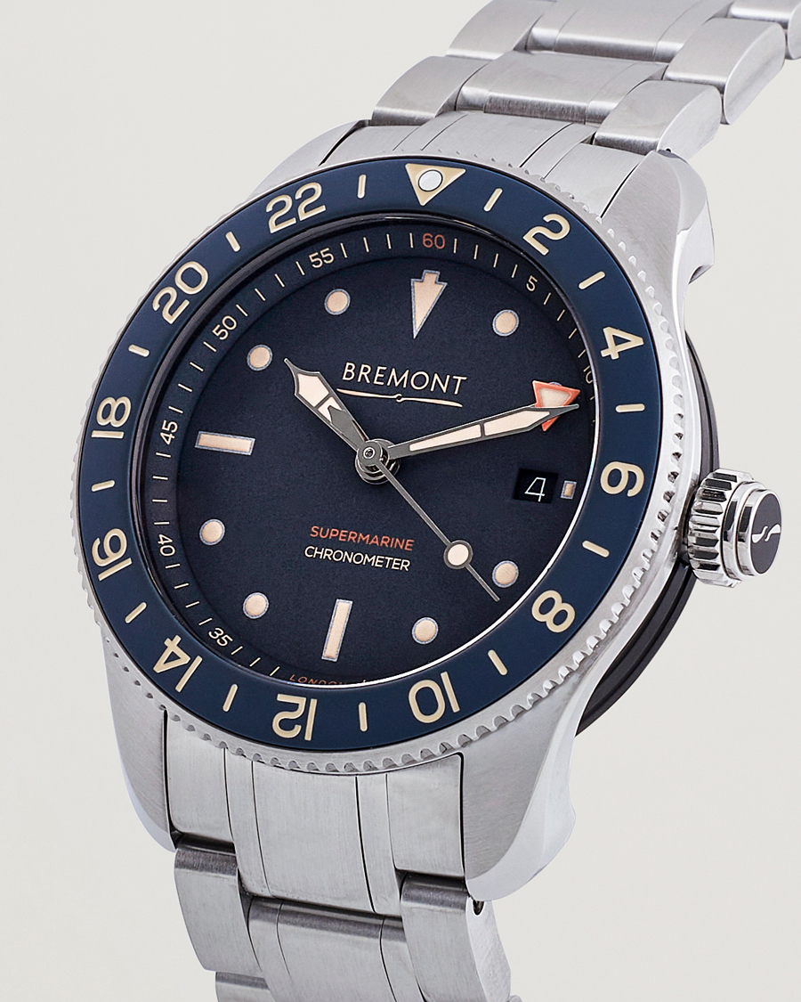 Uomini | Bremont Supermarine Ocean GMT Diver 40mm Steel | Bremont | Supermarine Ocean GMT Diver 40mm Steel