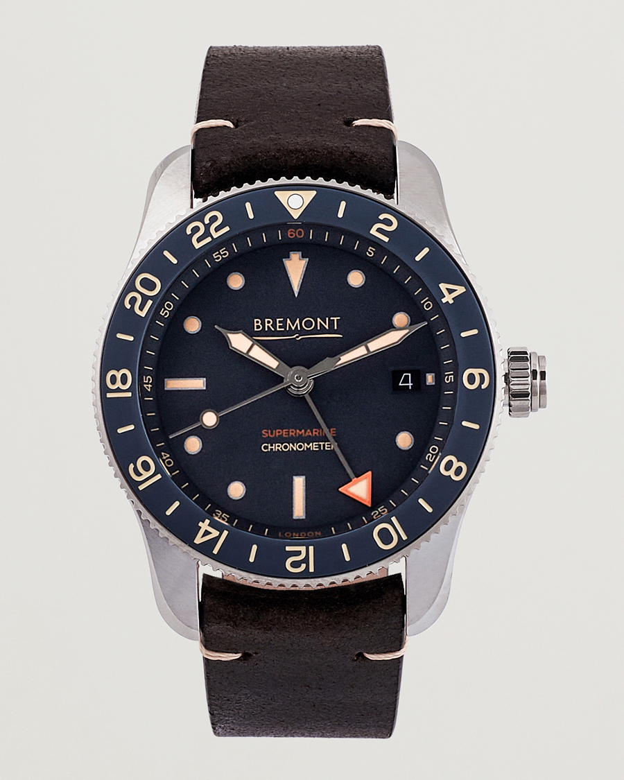 Uomini | Bremont Limited Edition Supermarine Ocean GMT 40mm Brown Calf | Bremont | Limited Edition Supermarine Ocean GMT 40mm Brown Calf