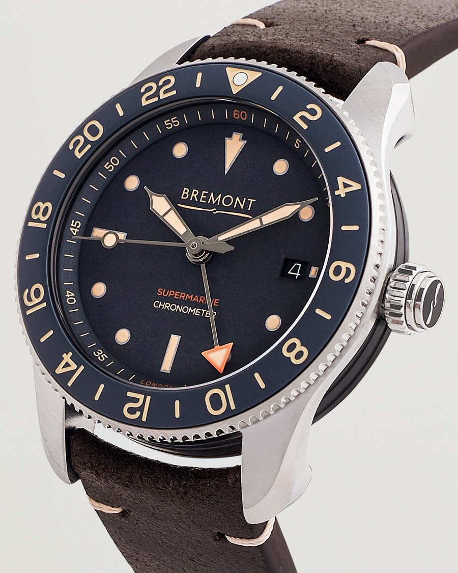 Uomini | Bremont Limited Edition Supermarine Ocean GMT 40mm Brown Calf | Bremont | Limited Edition Supermarine Ocean GMT 40mm Brown Calf