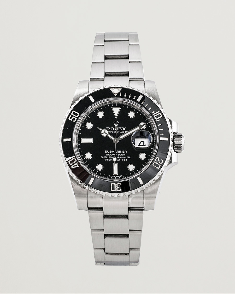 Uomini | Rolex Pre-Owned Submariner 116610LN Oyster Perpetual Steel Black Silver | Rolex Pre-Owned | Submariner 116610LN Oyster Perpetual Steel Black Silver