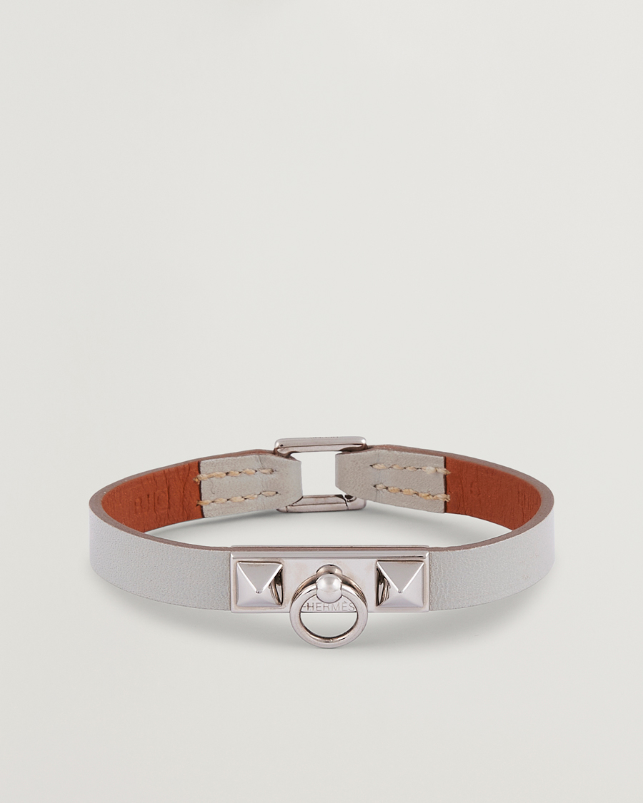 Uomini | Hermès Pre-Owned Rivale Mini Bracelet Grey | Hermès Pre-Owned | Rivale Mini Bracelet Grey