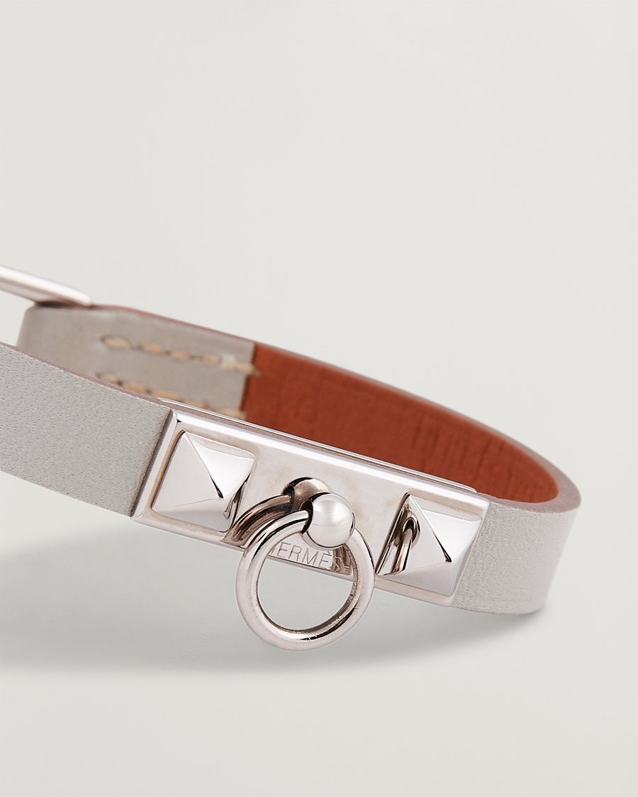 Uomini | Hermès Pre-Owned Rivale Mini Bracelet Grey | Hermès Pre-Owned | Rivale Mini Bracelet Grey