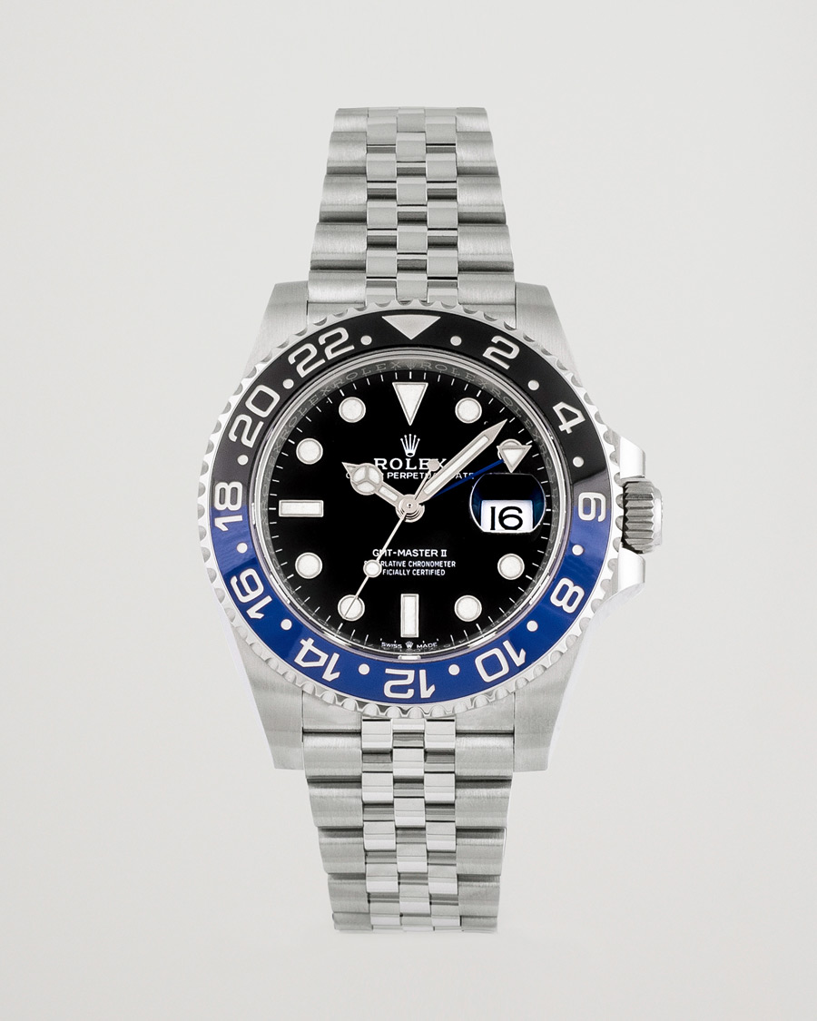 Uomini | Rolex Pre-Owned GMT-Master II 126710BLNR Silver | Rolex Pre-Owned | GMT-Master II 126710BLNR Silver