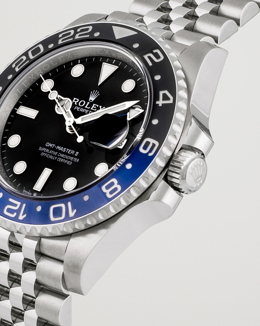 Uomini | Rolex Pre-Owned GMT-Master II 126710BLNR Silver | Rolex Pre-Owned | GMT-Master II 126710BLNR Silver