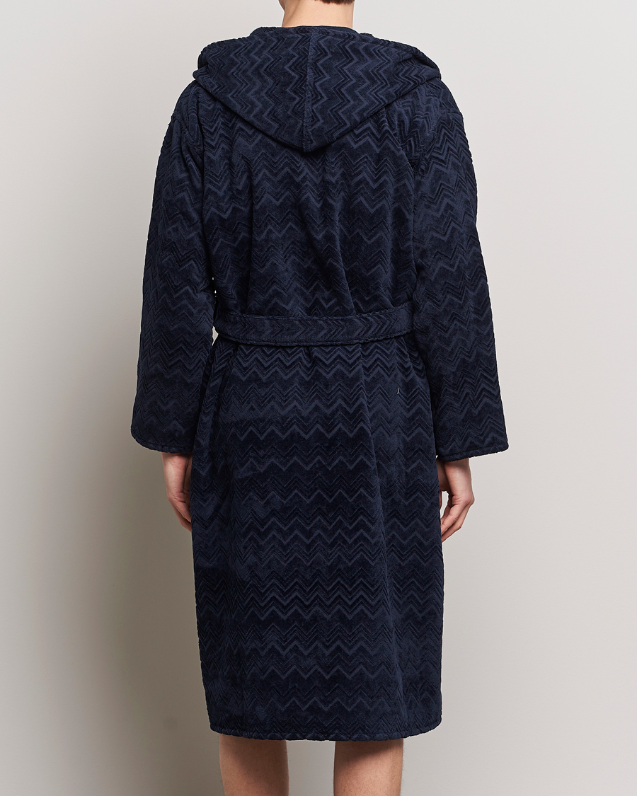 Uomini | Accappatoi & Pigiami | Missoni Home | Chalk Bath Robe Navy