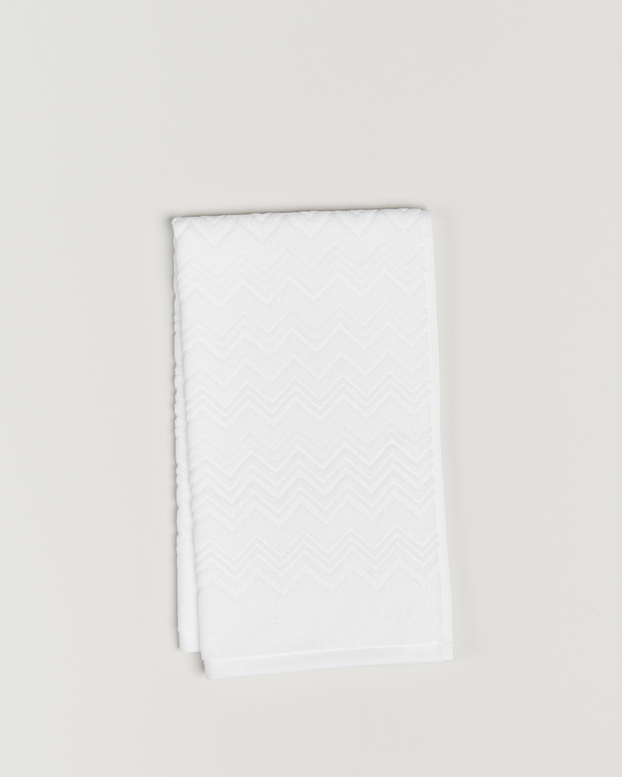 Uomini | Tessuti | Missoni Home | Chalk Hand Towel 40x70cm White