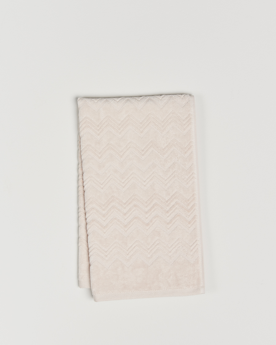 Uomini | Tessuti | Missoni Home | Chalk Hand Towel 40x70cm Beige