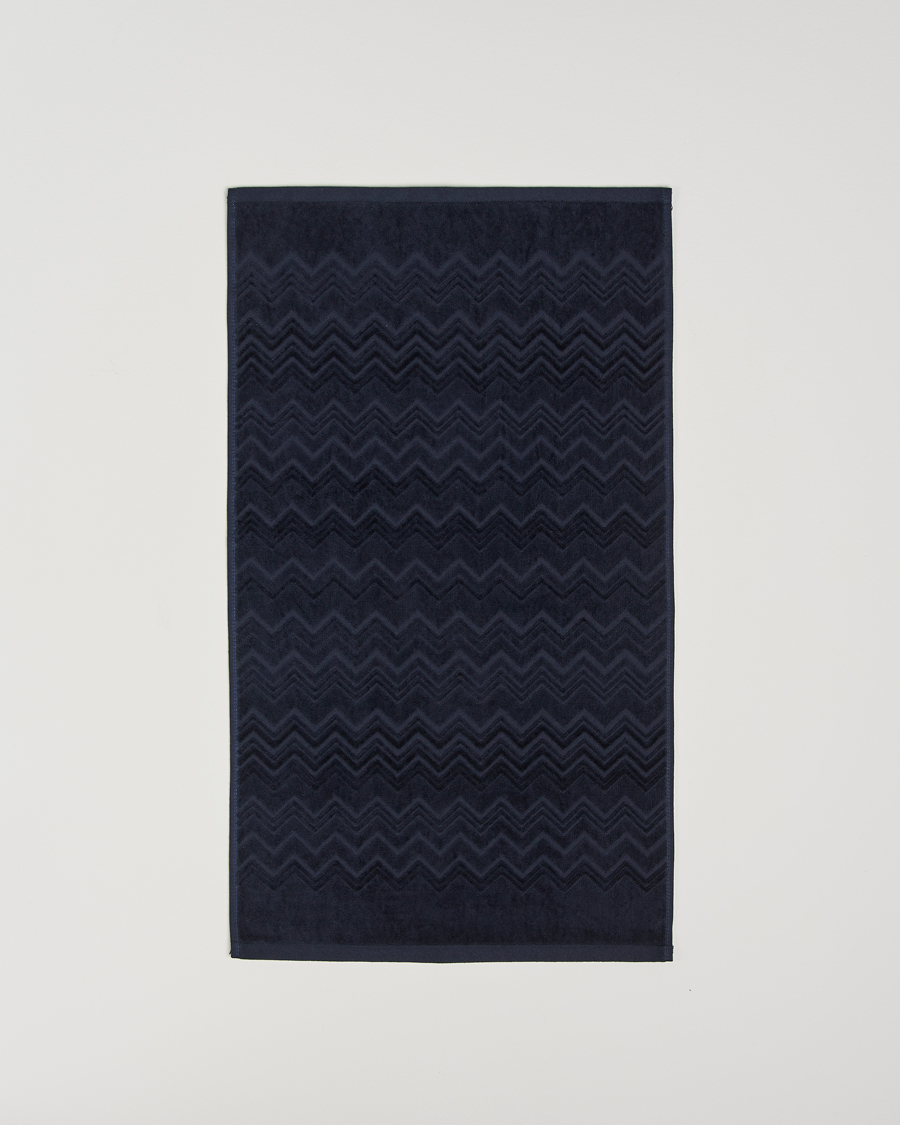 Uomini | Tessuti | Missoni Home | Chalk Hand Towel 40x70cm Navy